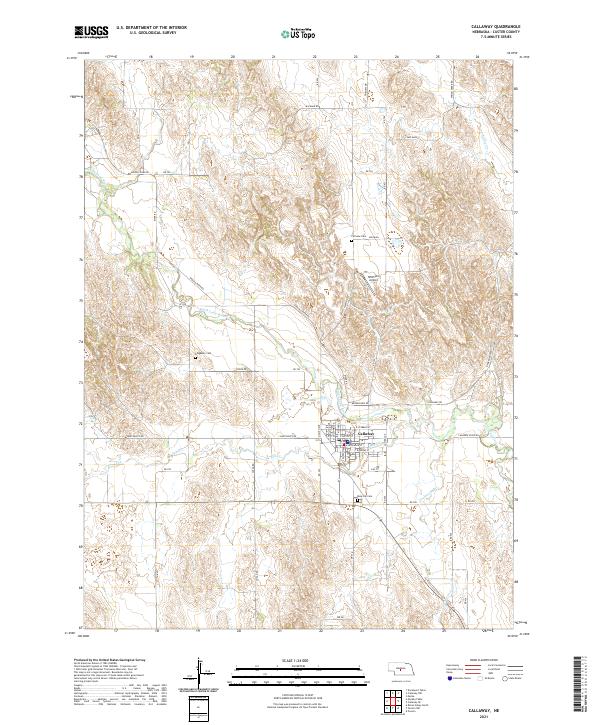 Callaway topographic map thumbnail