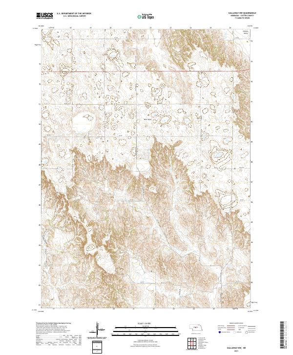 Callaway NW topographic map thumbnail