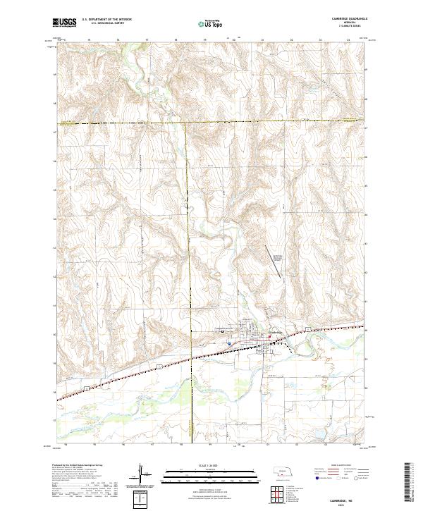 Cambridge topographic map thumbnail