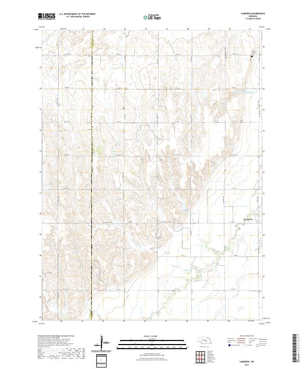 Cameron topographic map thumbnail