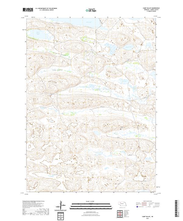 Camp Valley topographic map thumbnail