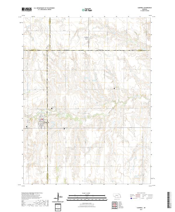 Campbell topographic map thumbnail