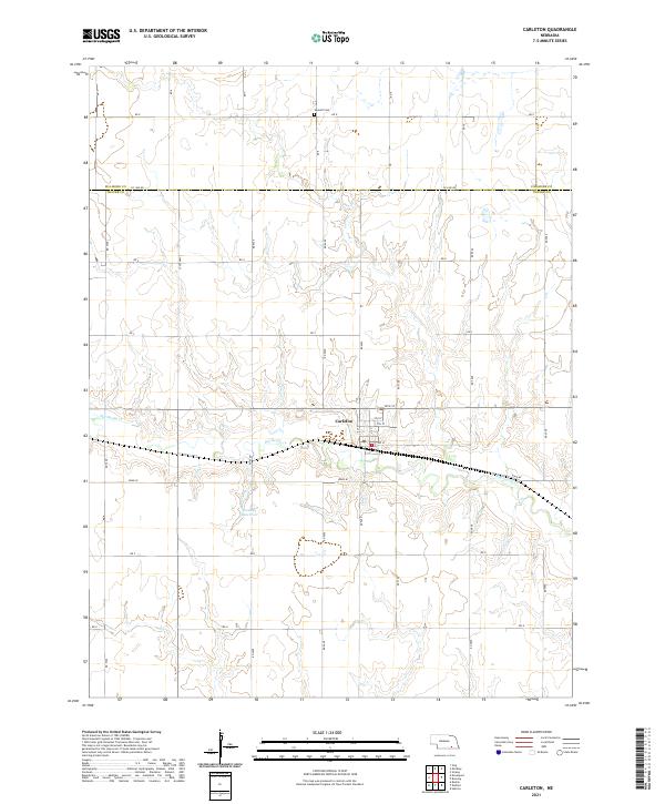Carleton topographic map thumbnail