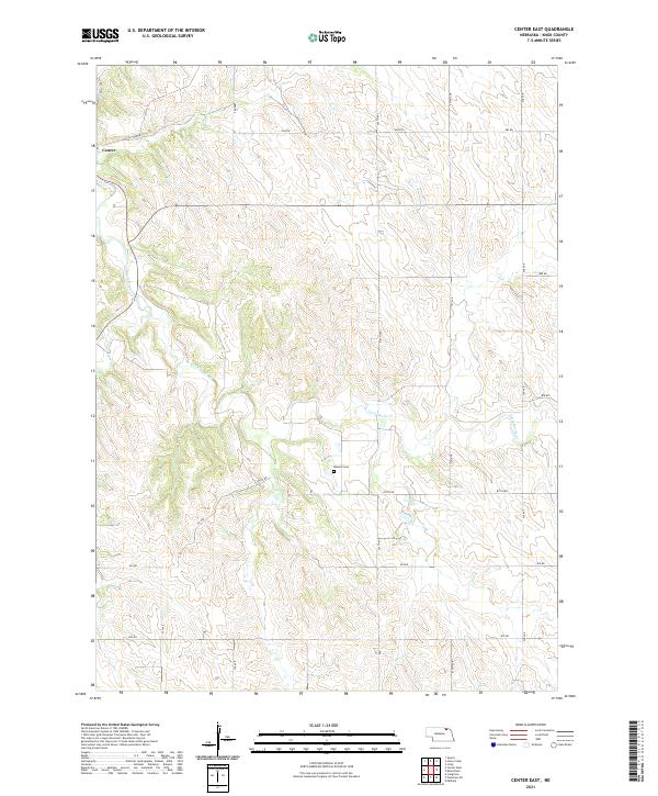 Center East topographic map thumbnail