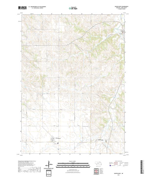 Center West topographic map thumbnail