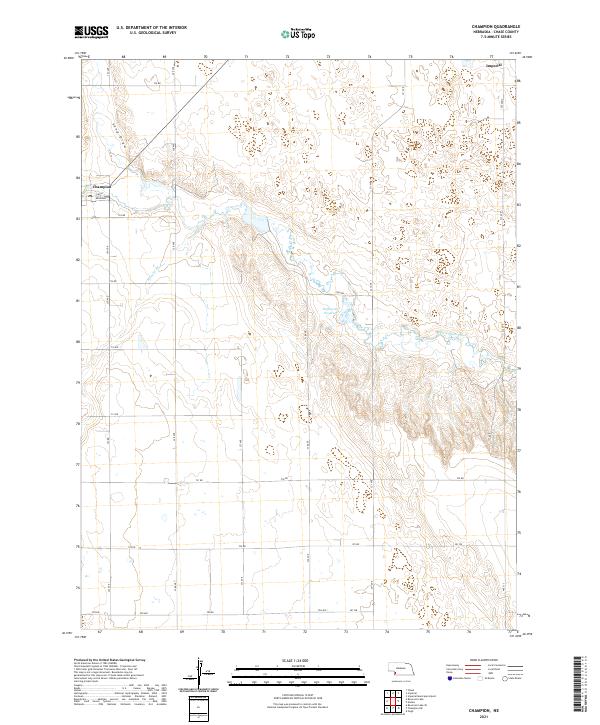 Champion topographic map thumbnail