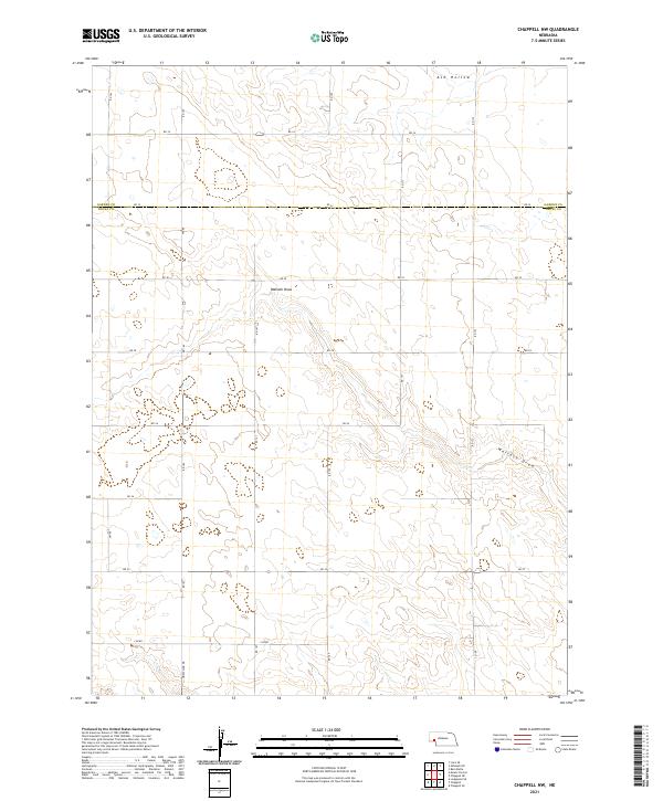 Chappell NW topographic map thumbnail