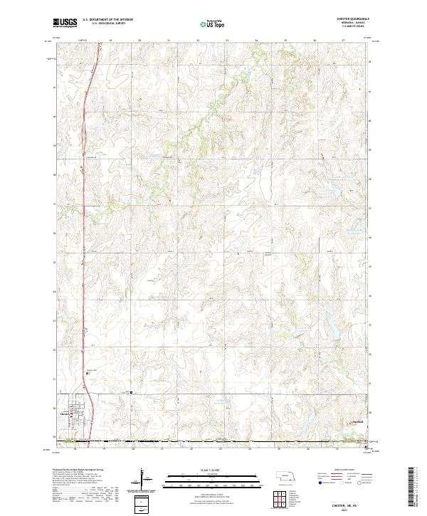 Chester topographic map thumbnail