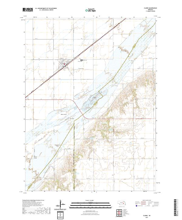 Clarks topographic map thumbnail