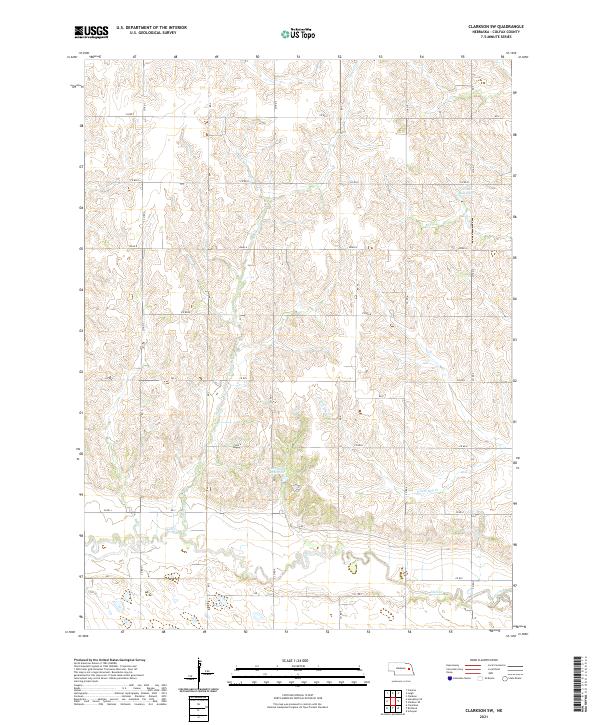 Clarkson SW topographic map thumbnail