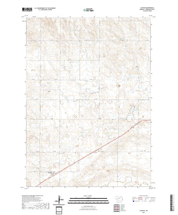 Clinton topographic map thumbnail
