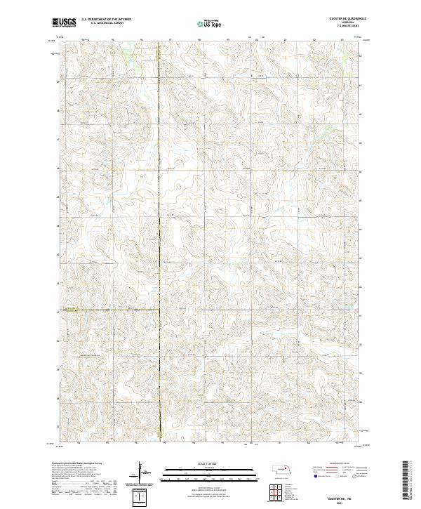 Closter NE topographic map thumbnail