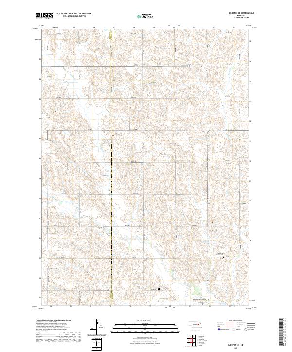 Closter SE topographic map thumbnail