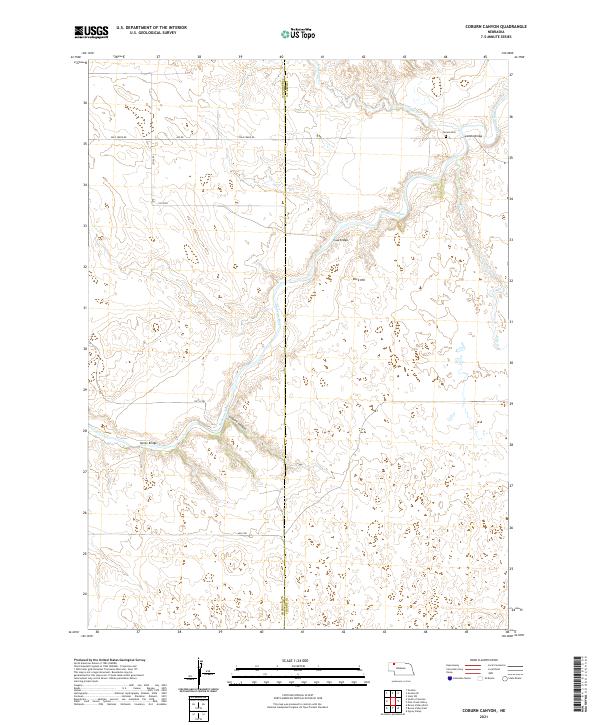 Coburn Canyon topographic map thumbnail