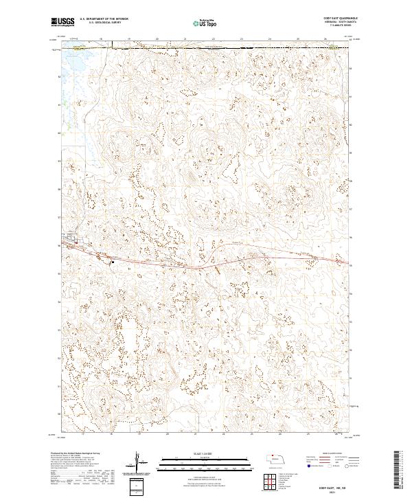 Cody East topographic map thumbnail