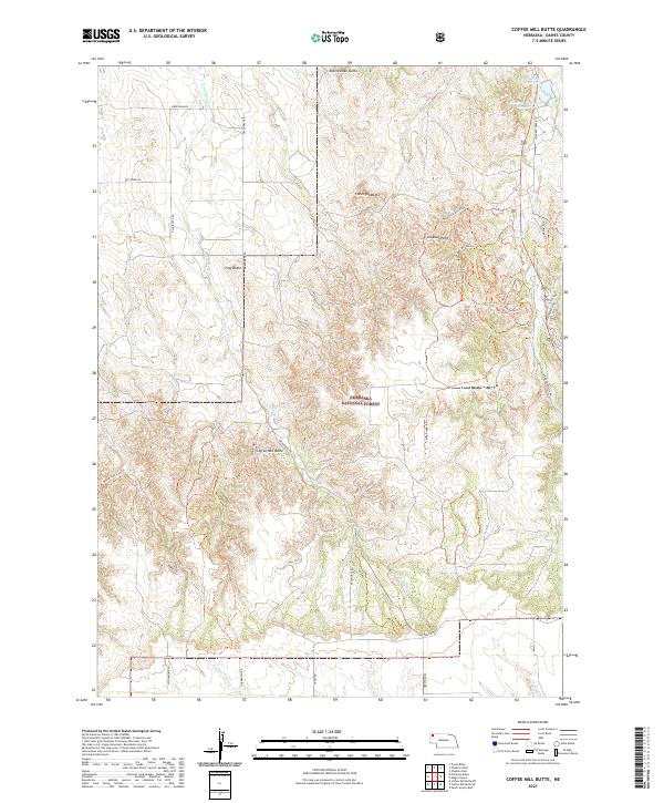 Coffee Mill Butte topographic map thumbnail