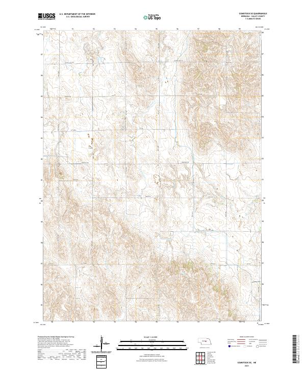 Comstock SE topographic map thumbnail