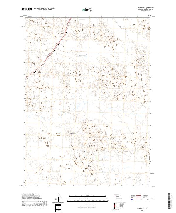 Cowboy Hill topographic map thumbnail