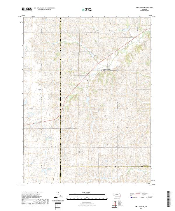 Crab Orchard topographic map thumbnail