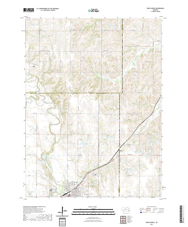 Crete North topographic map thumbnail