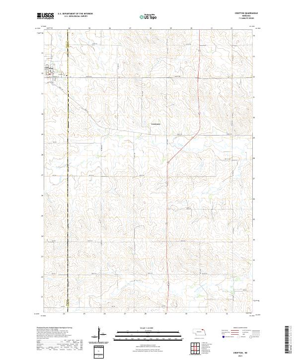Crofton topographic map thumbnail
