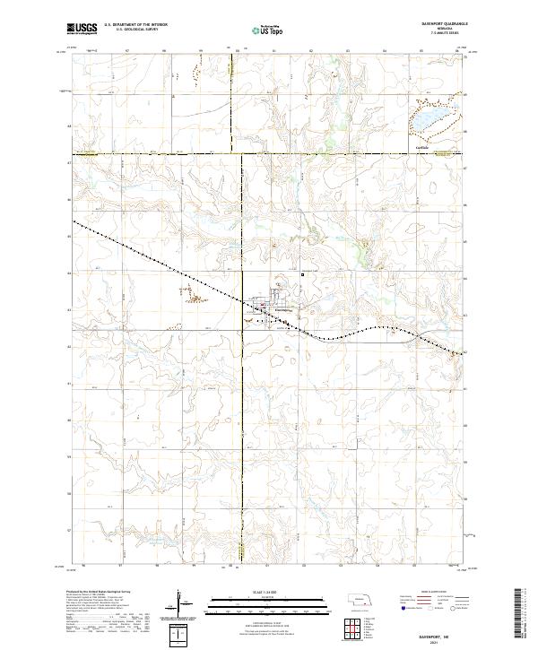 Davenport topographic map thumbnail
