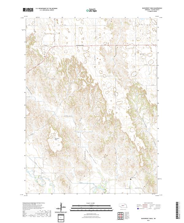 Davenport Table topographic map thumbnail