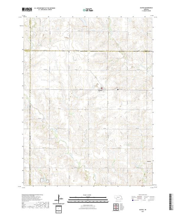 Daykin topographic map thumbnail