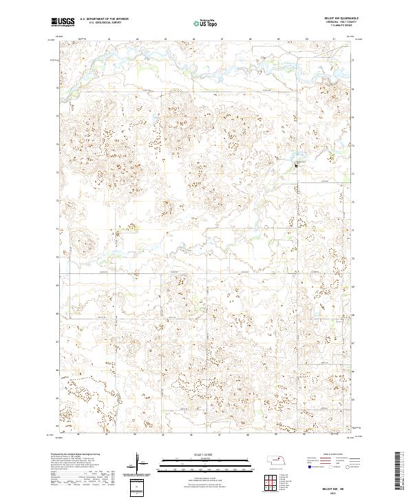 Deloit NW topographic map thumbnail