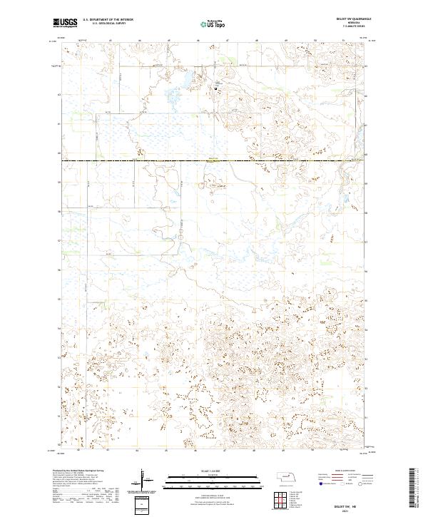 Deloit SW topographic map thumbnail
