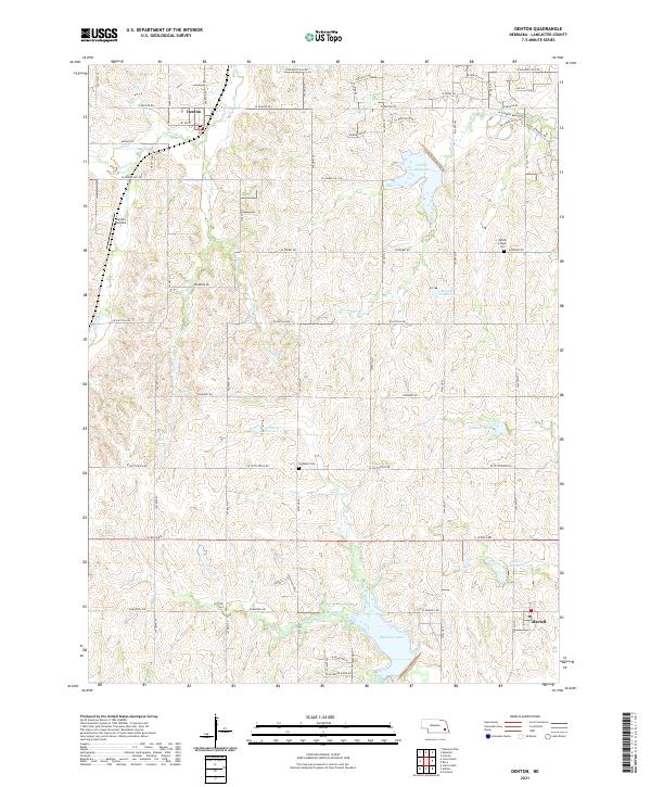 Denton topographic map thumbnail
