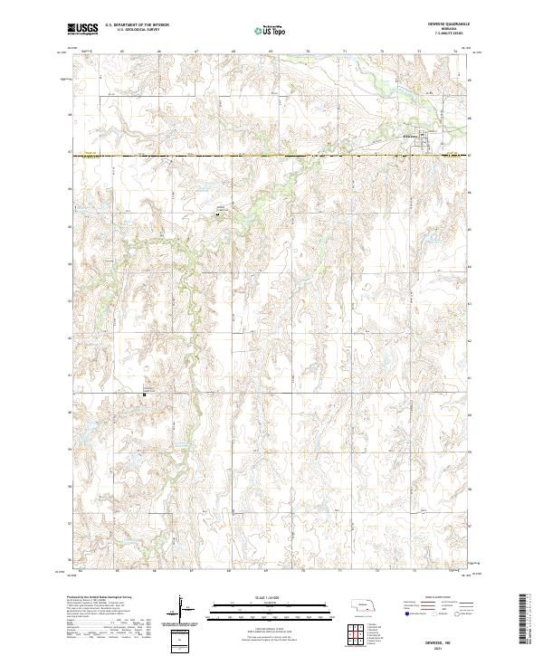 Deweese topographic map thumbnail