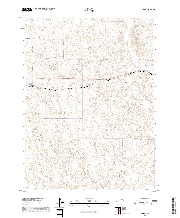 Dickens topographic map thumbnail