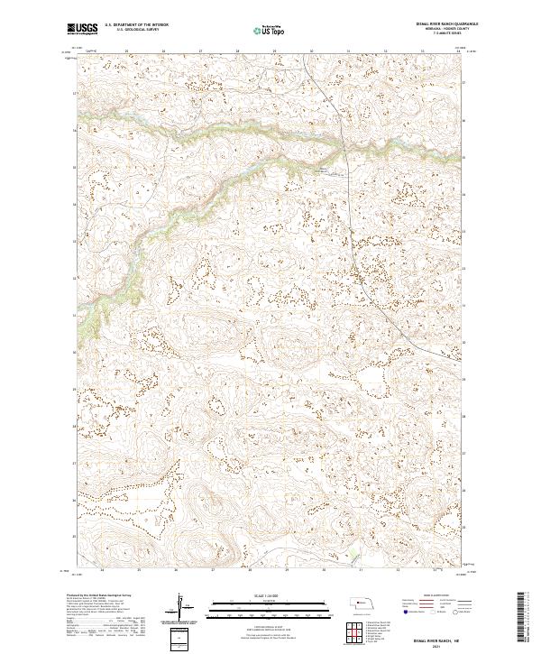 Dismal River Ranch topographic map thumbnail