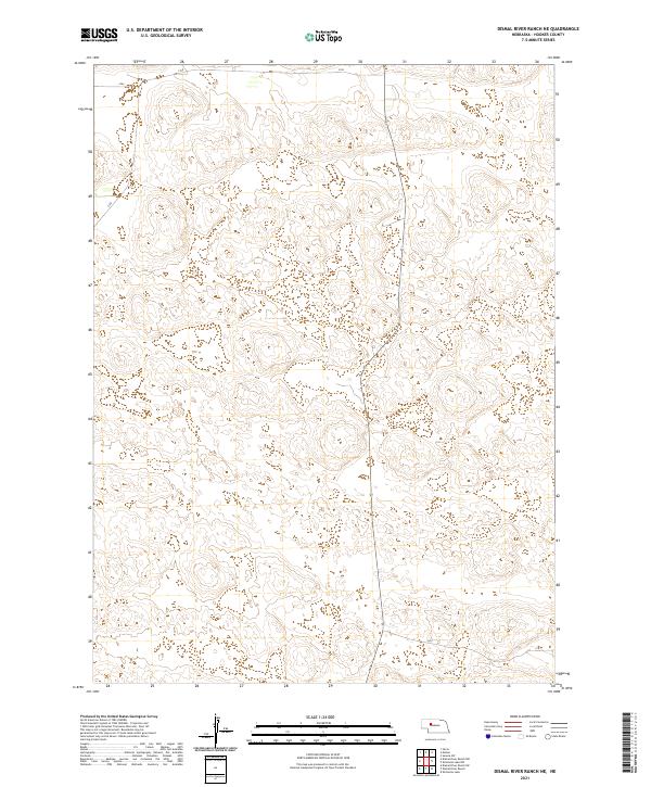 Dismal River Ranch NE topographic map thumbnail