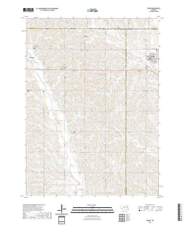 Dodge topographic map thumbnail