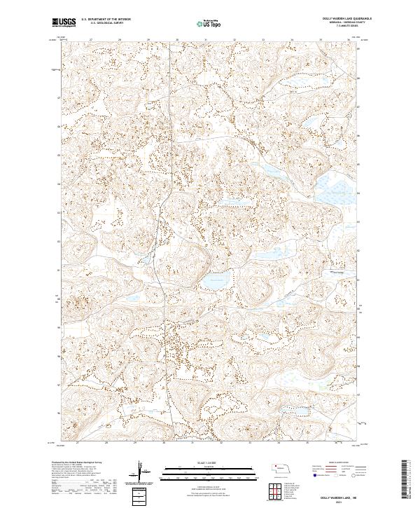 Dolly Warden Lake topographic map thumbnail