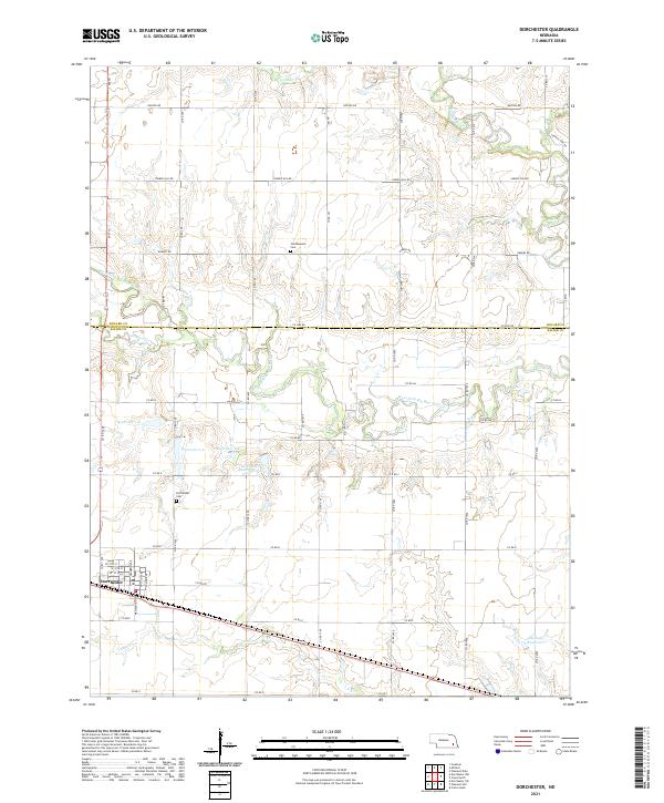 Dorchester topographic map thumbnail