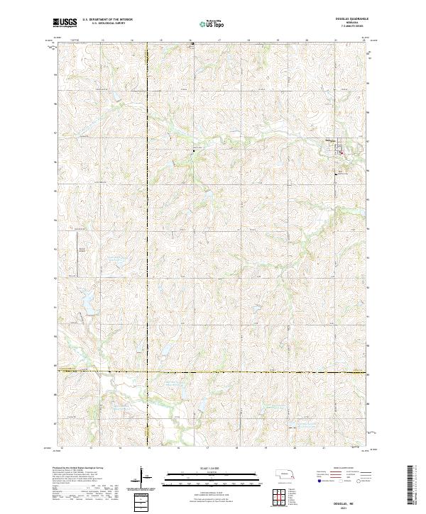 Douglas topographic map thumbnail