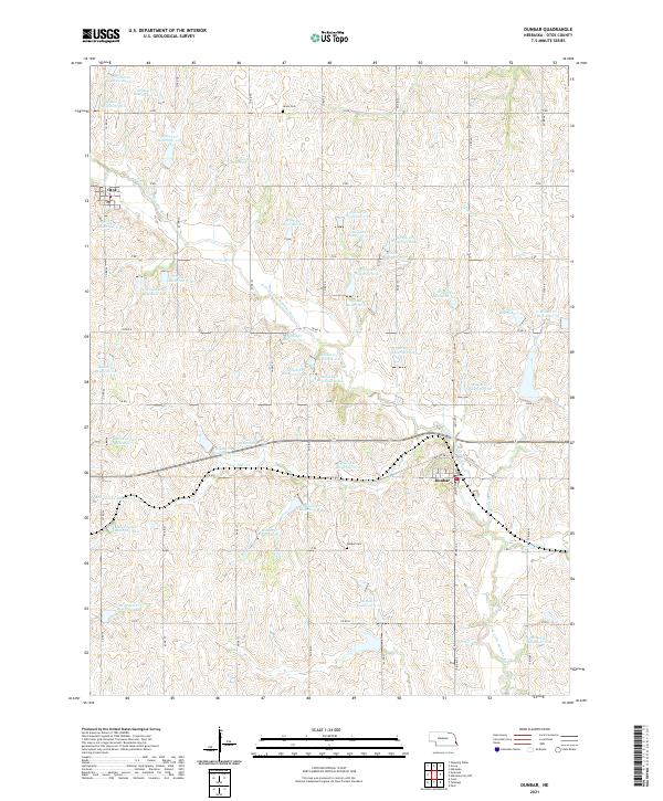 Dunbar topographic map thumbnail