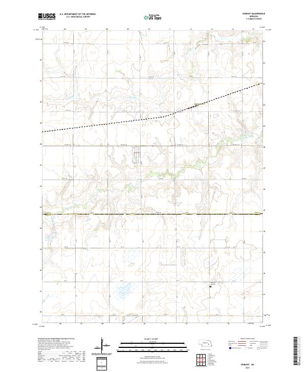 Durant topographic map thumbnail