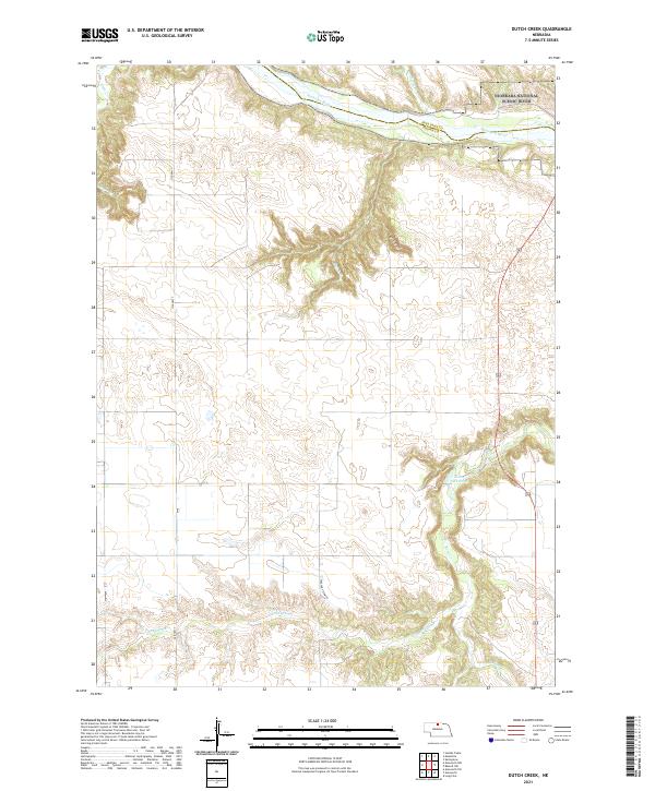 Dutch Creek topographic map thumbnail