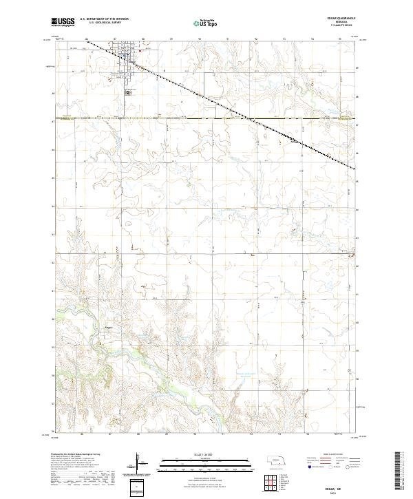 Edgar topographic map thumbnail