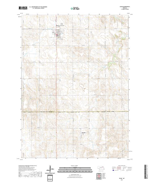 Elgin topographic map thumbnail