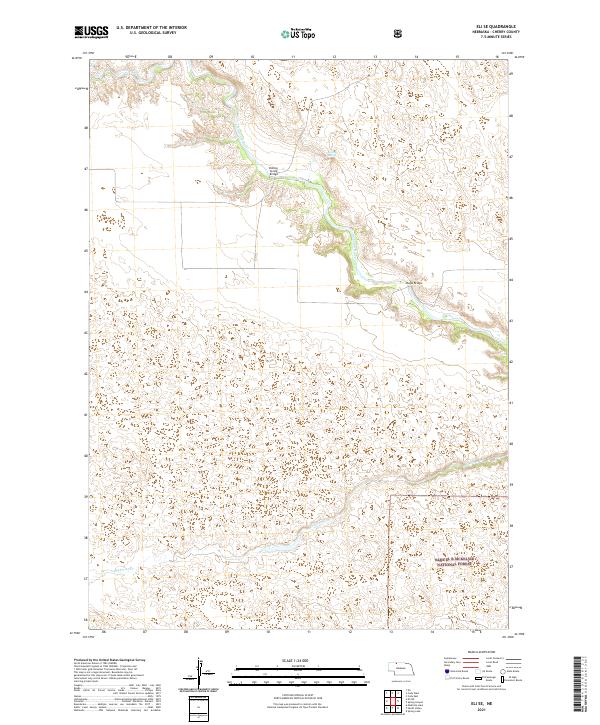 Eli SE topographic map thumbnail