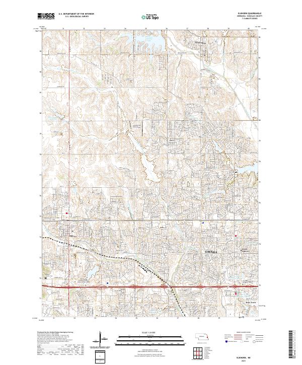 Elkhorn topographic map thumbnail