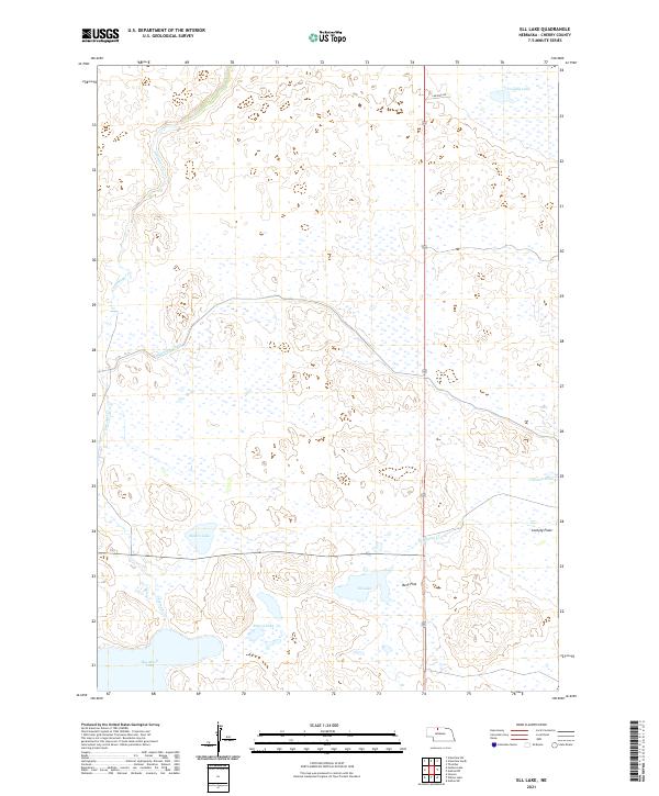 Ell Lake topographic map thumbnail