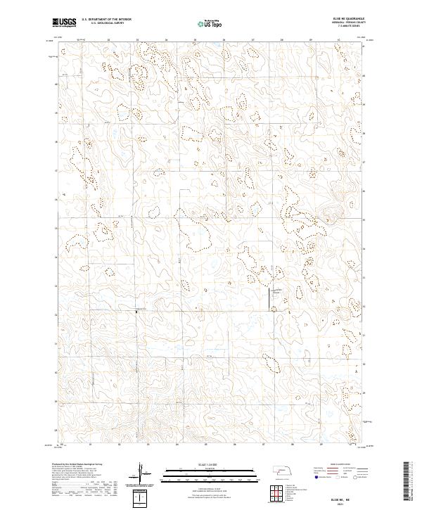 Elsie NE topographic map thumbnail