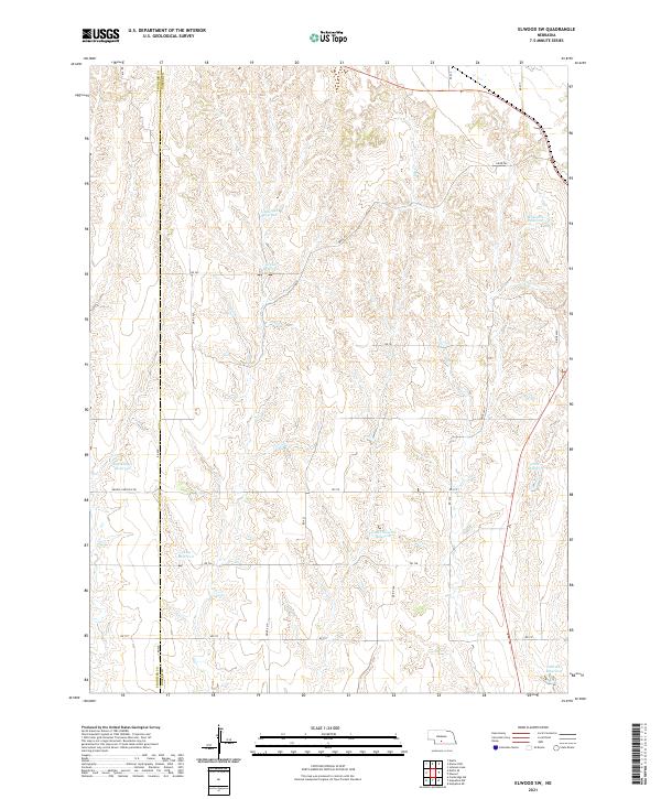 Elwood SW topographic map thumbnail