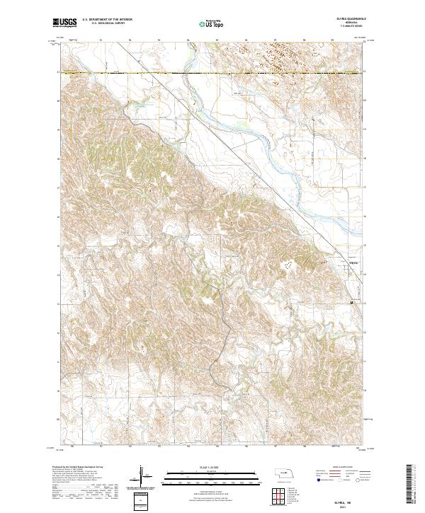 Elyria topographic map thumbnail